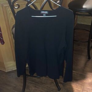 Kirkland Signature Black Crew Neck Women's Sweater